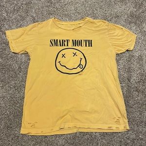 Smart mouth oversize T-shirt from a Instagram Shop.